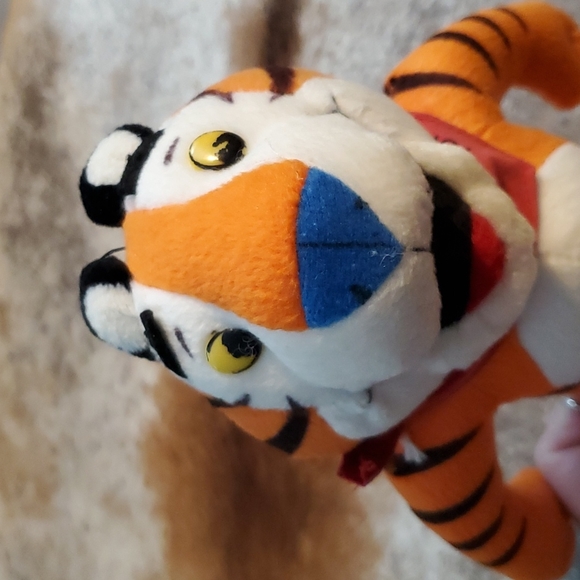 Tony The Tiger Kelloggs Frosted Flakes Cereal ~10" Plush 1991 1993 Stuffed Toy - Picture 2 of 5